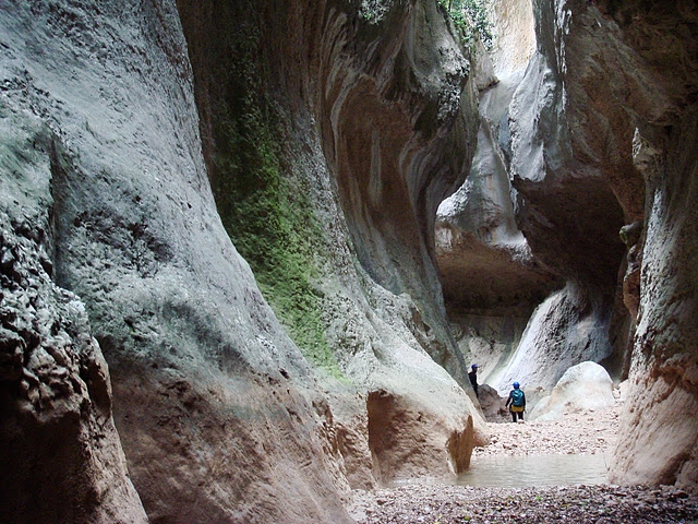 Accediendo al barranco